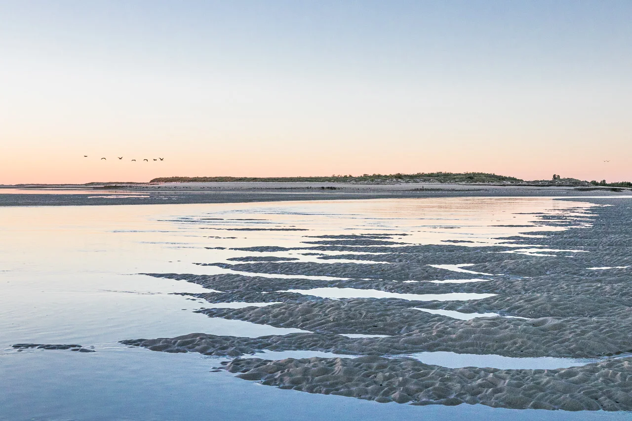 Port Smith sand patterns at low tide
