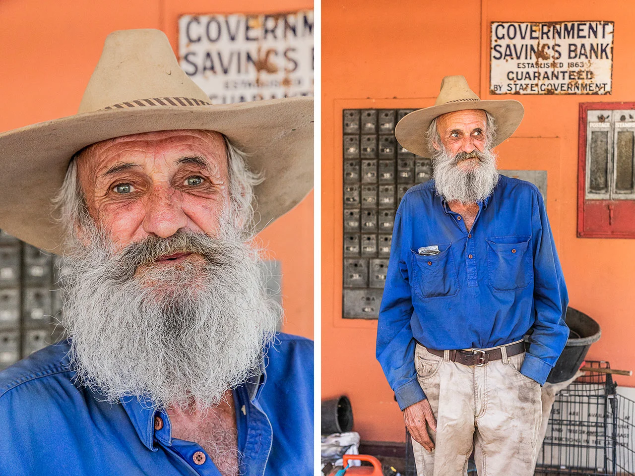 Bushy lives at the old post office in Wyndham Port