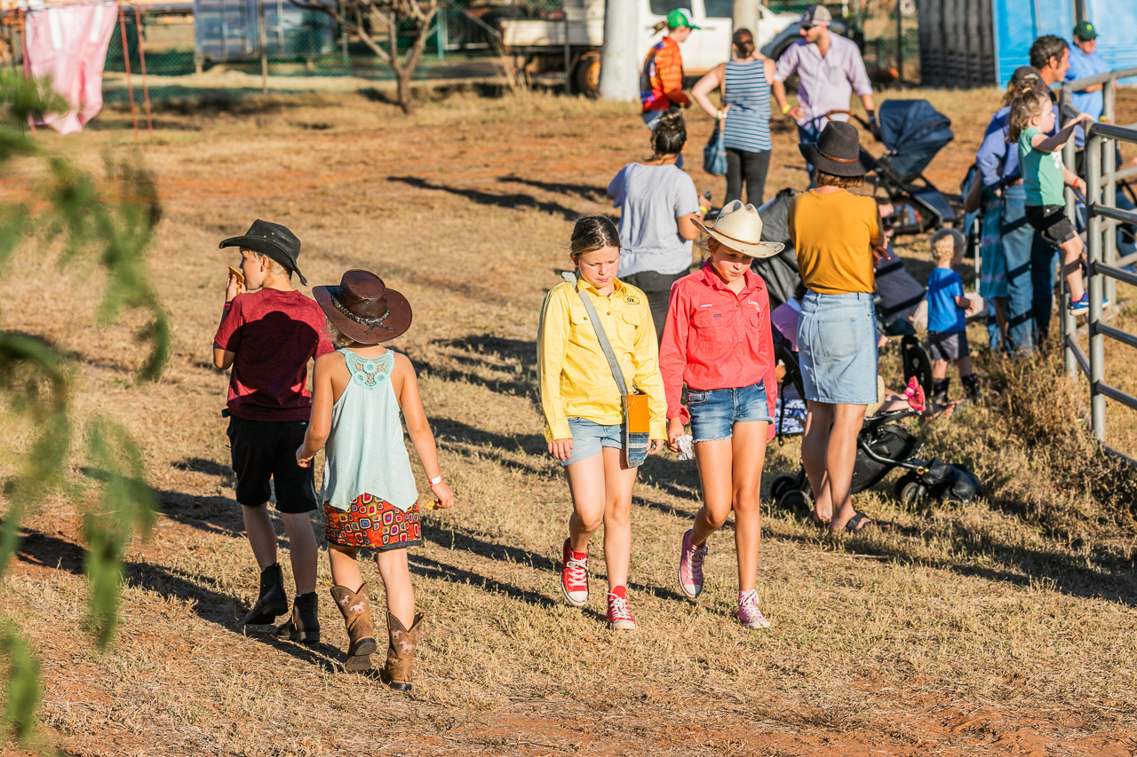Kids at the Broome Rodeo