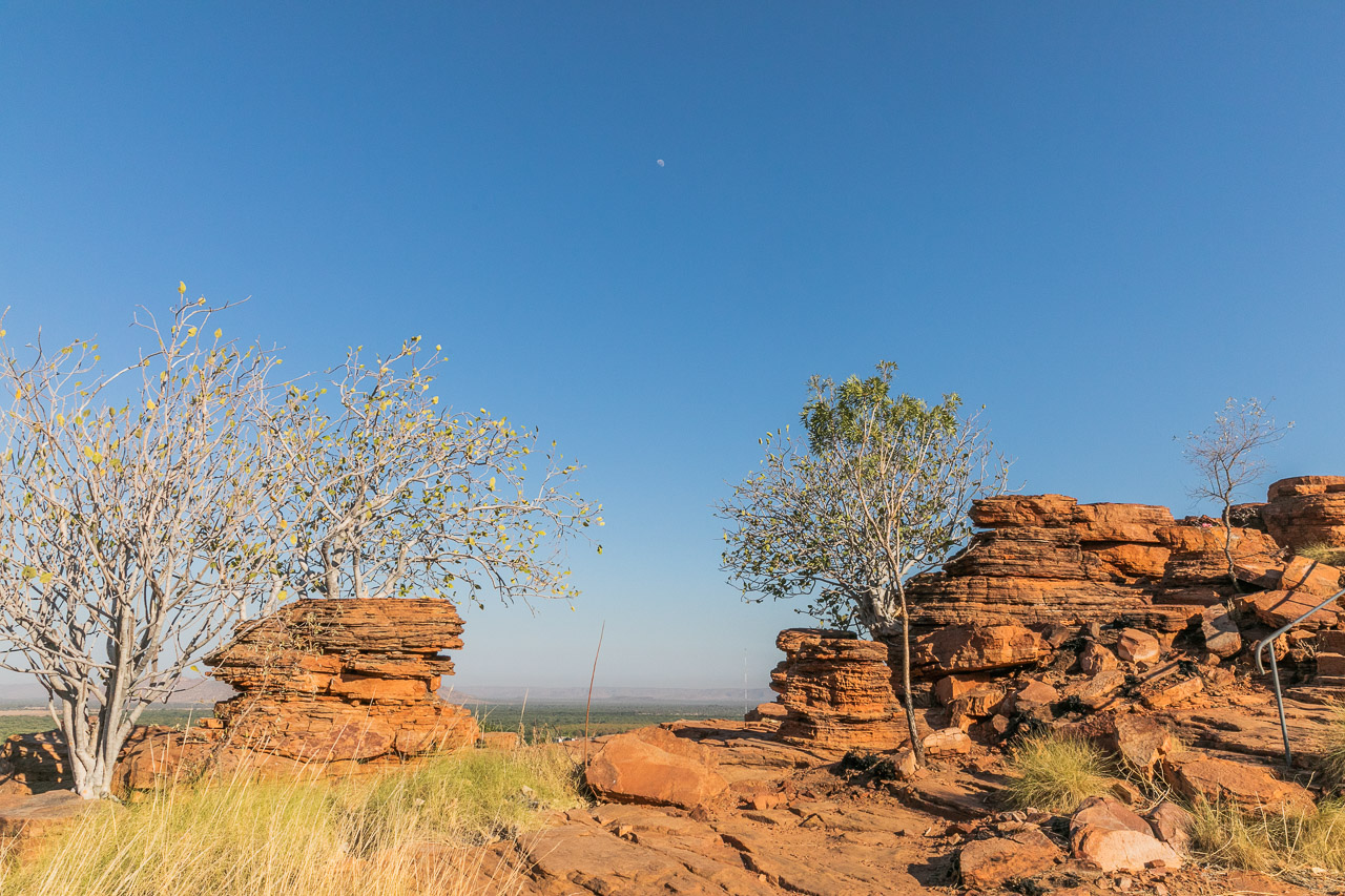 The rocks at Kellys Knob in Kununurra