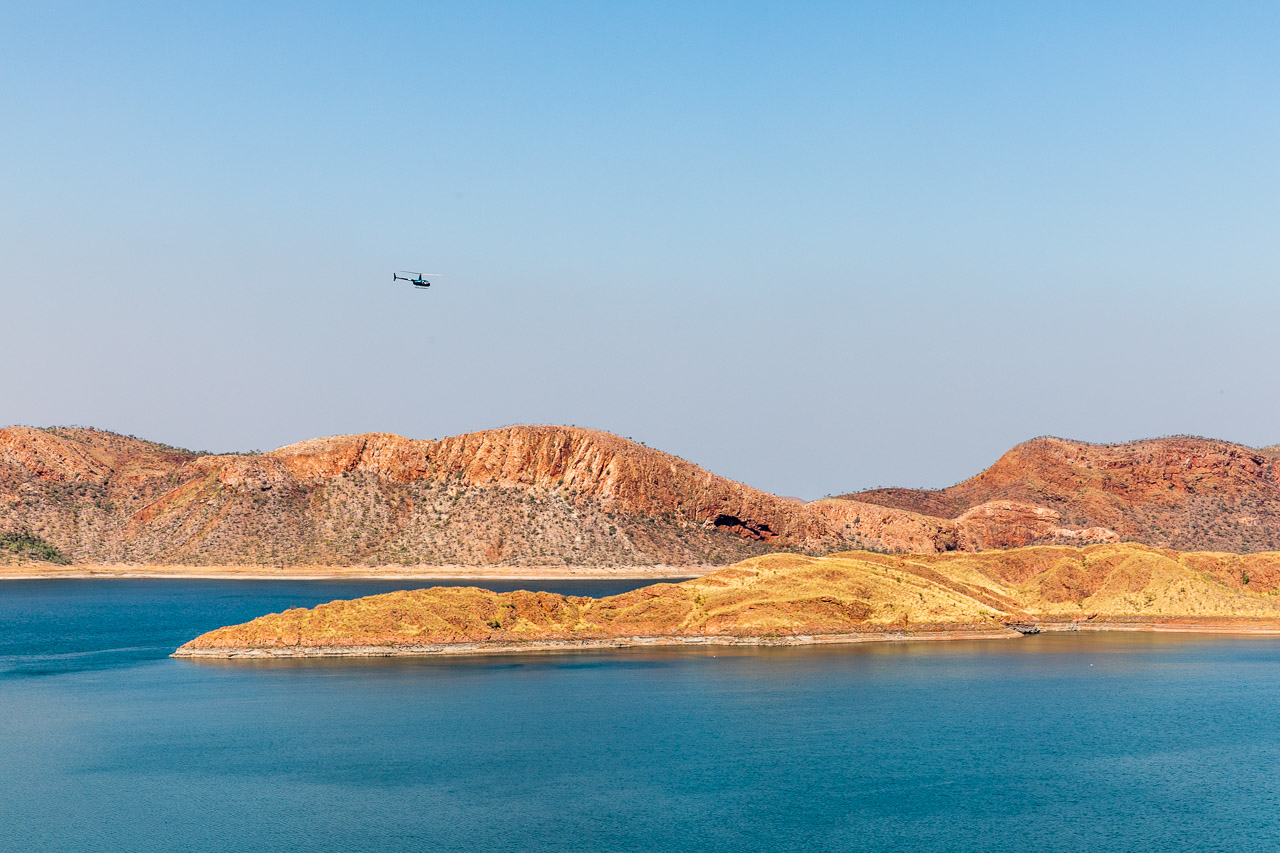 Lake Argyle in the far north Kimberley region of WA