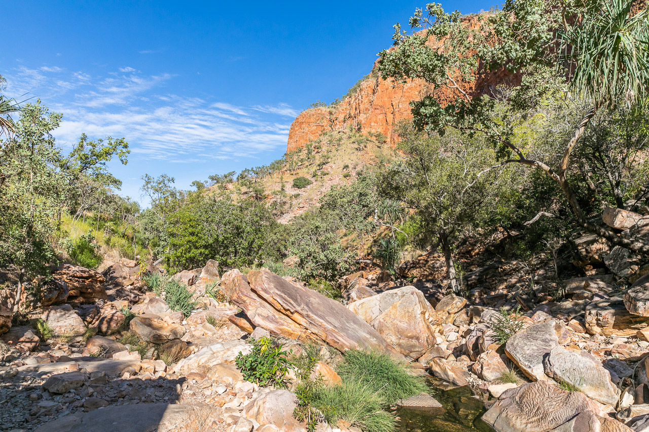 The beautiful walk in to Emma Gorge on the Gibb River Road in the Kimberley
