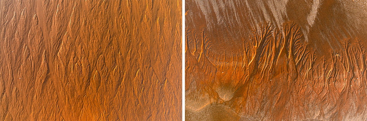 Sand patterns and textures on the Dampier Peninsula