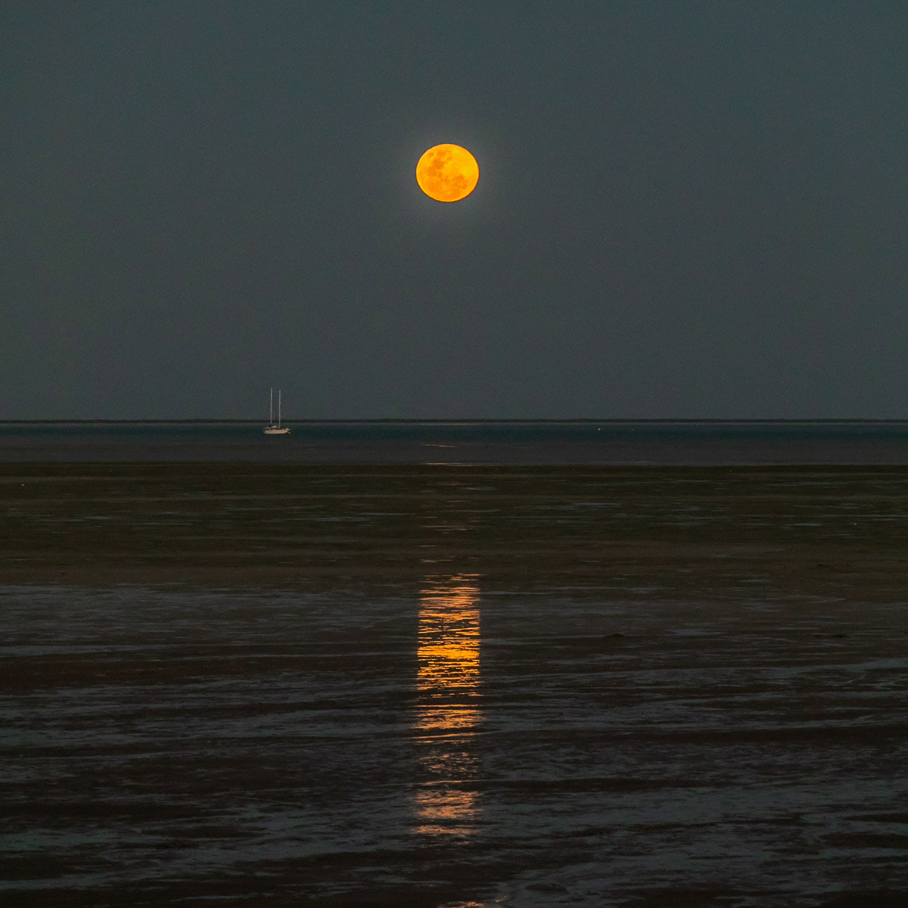 The Staircase to the Moon viewed from Town Beach in Broome