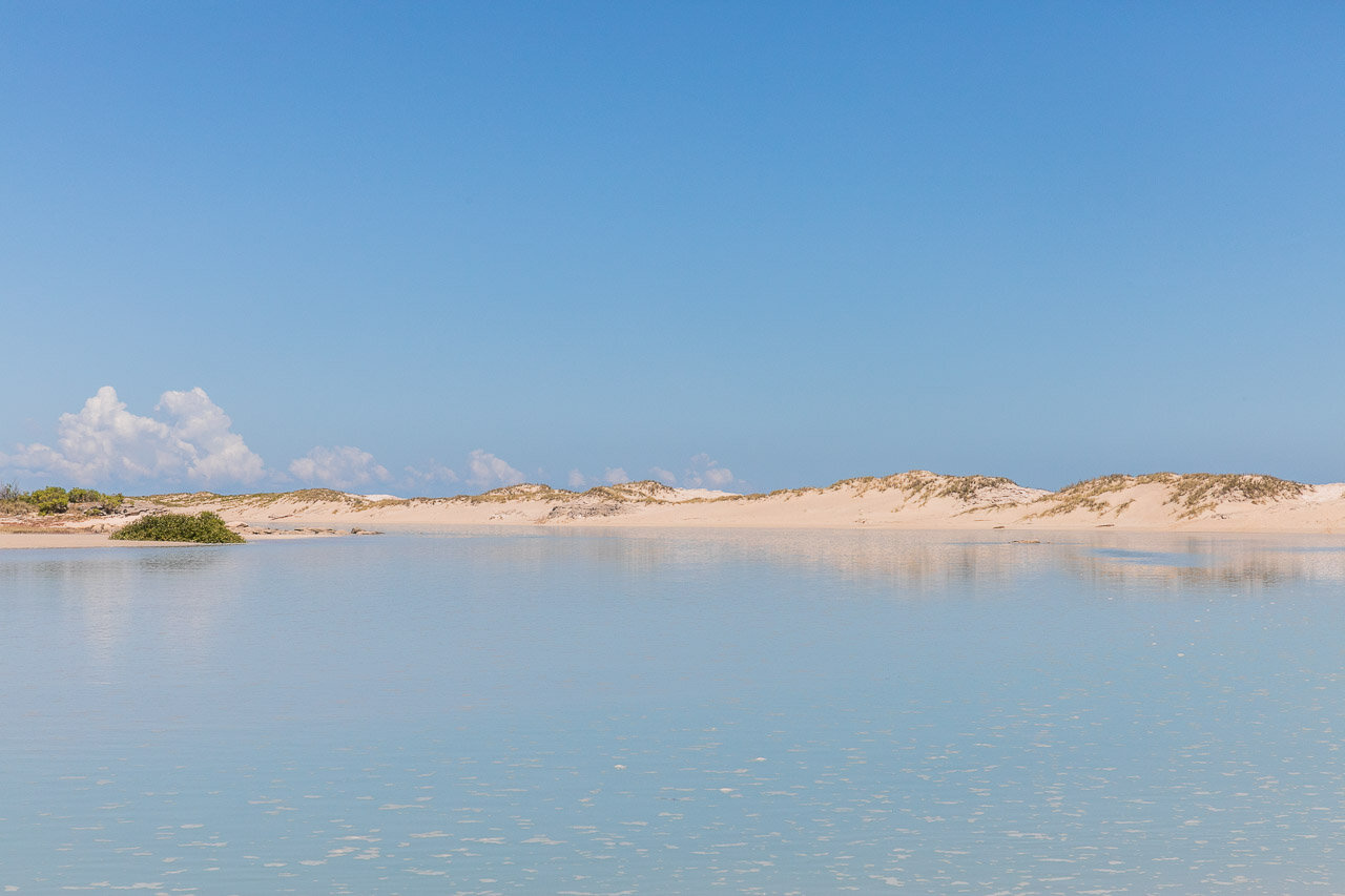 The incoming tide at Coconut Wells Lagoon near Broome