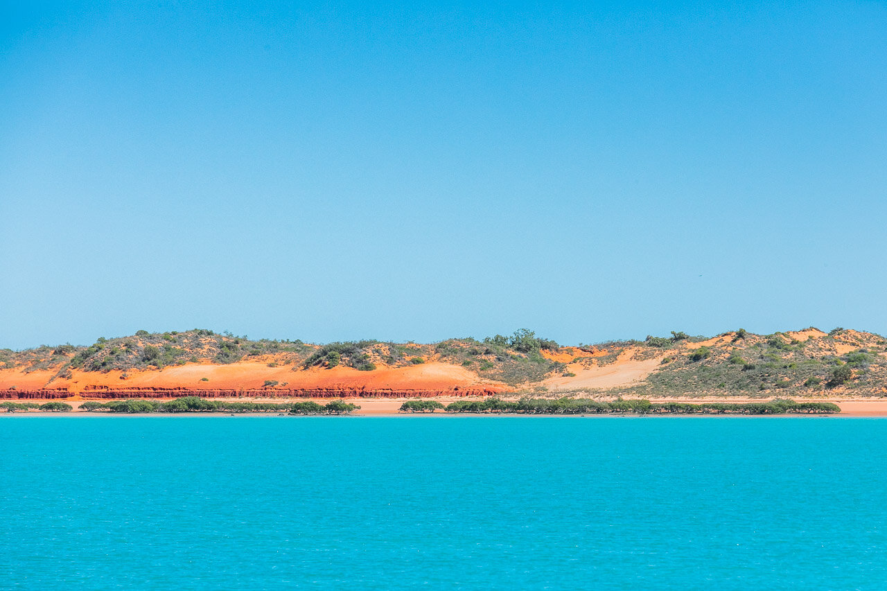 The colour palette of Broome's Roebuck Bay in Western Australia