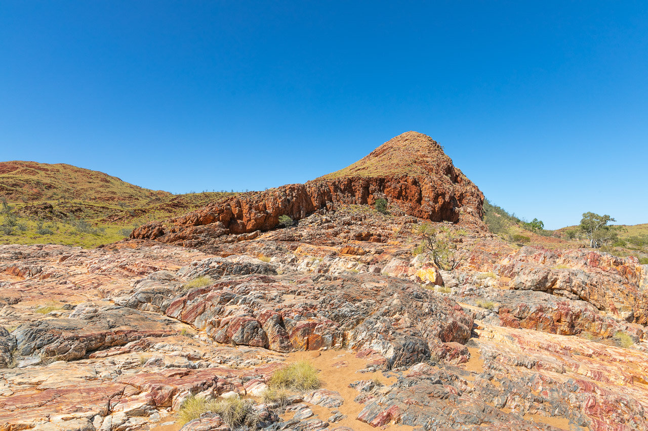 The jasper outcrop at Marble Bar, WA