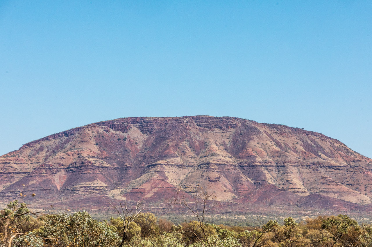 View from the passenger window on the road from Newman WA