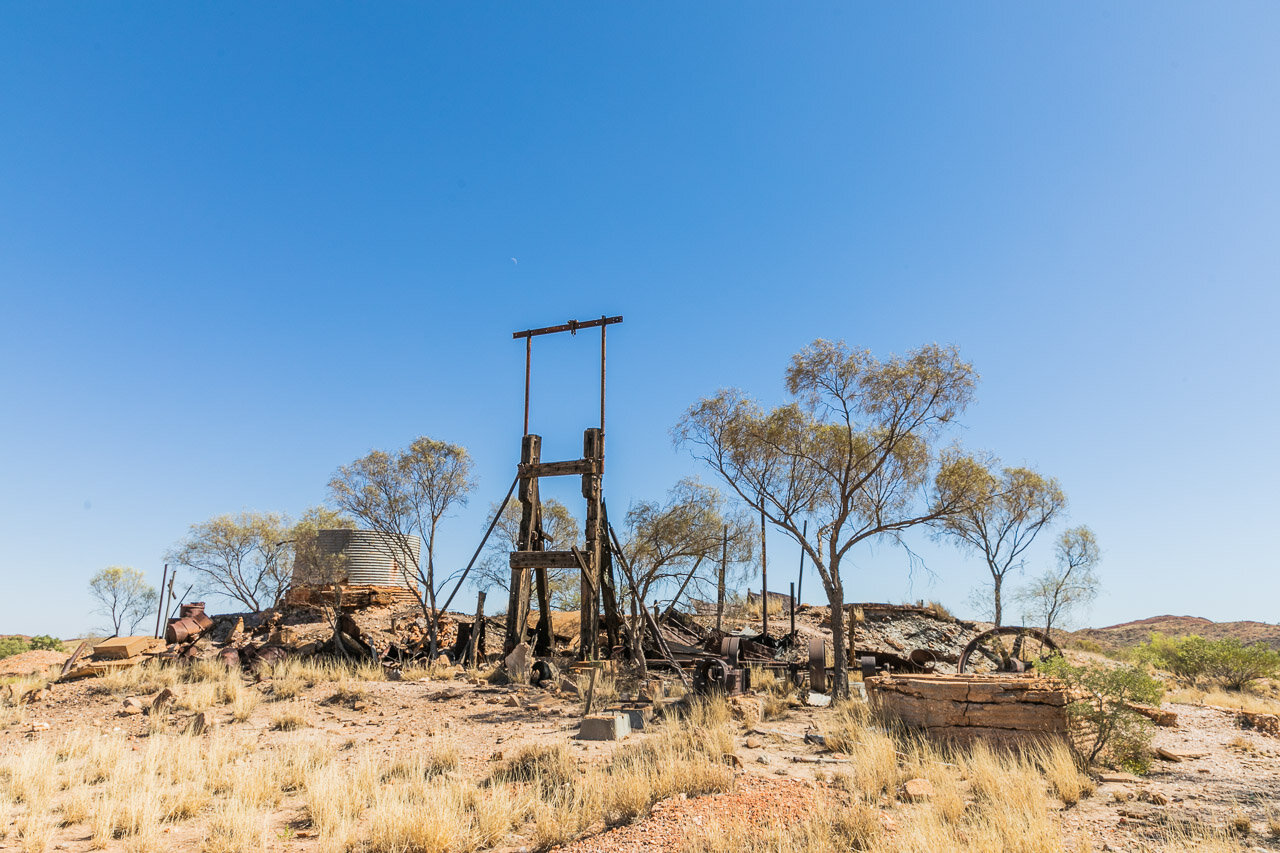 An old gold mine shaft in the Pilbara