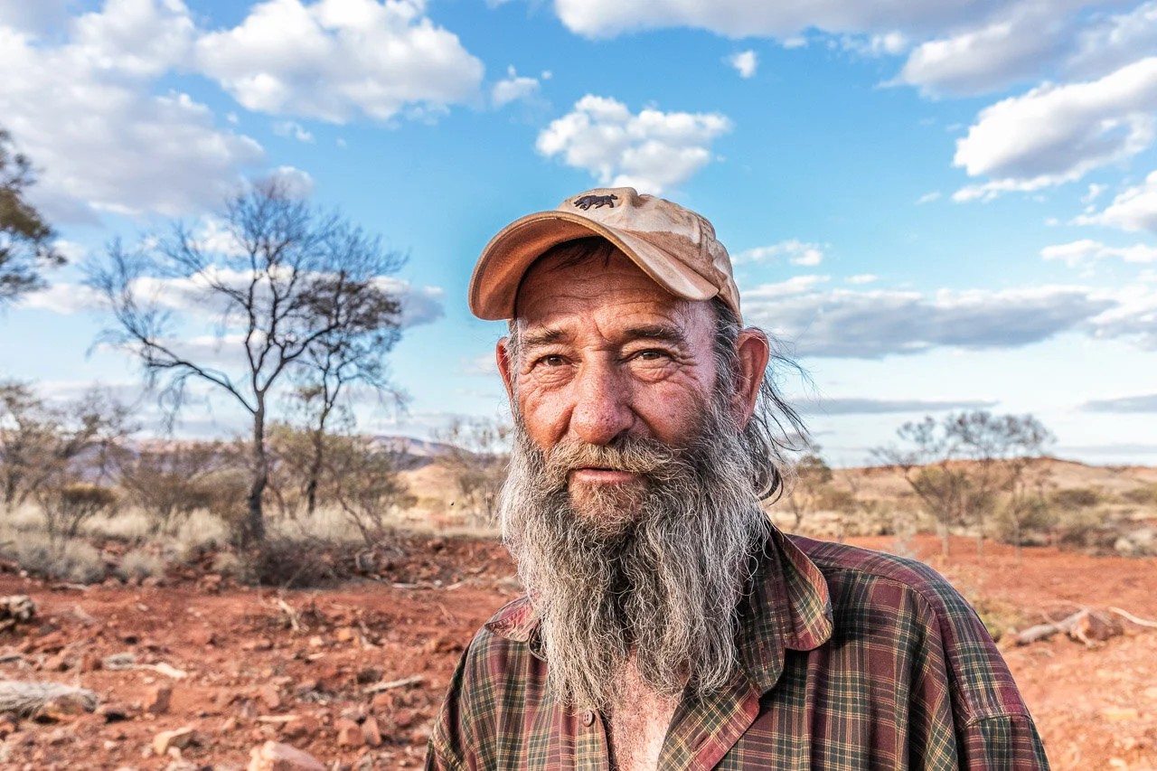 Johnny Day has been looking for gold in the Pilbara for decades
