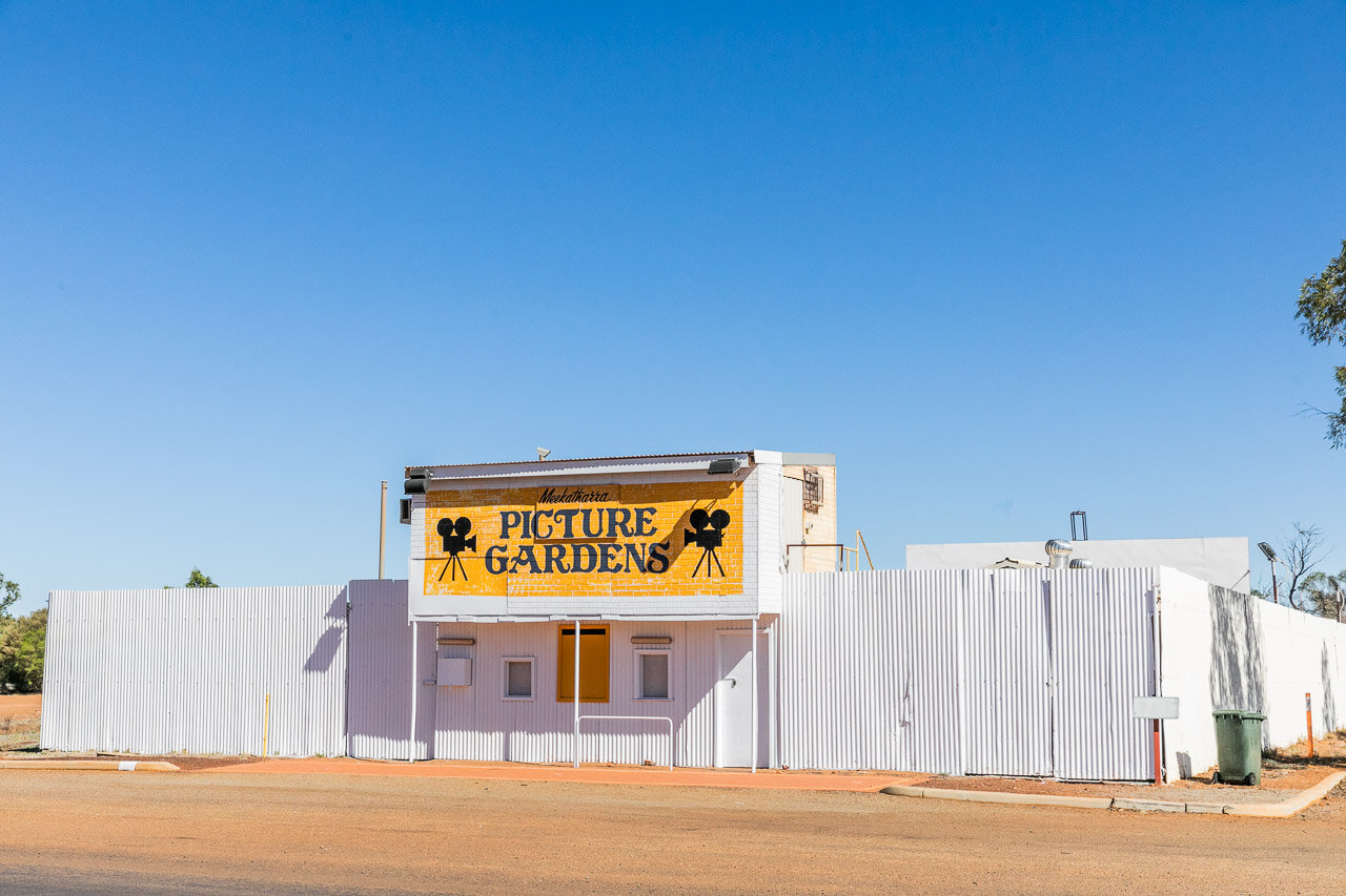 The Meekatharra Picture Gardens - many small towns in remote Western Australia still have outdoor cinemas
