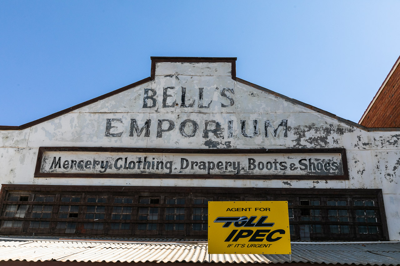 Built in 1904 Bell's Emporium is still Cue's grocery and general store to this day