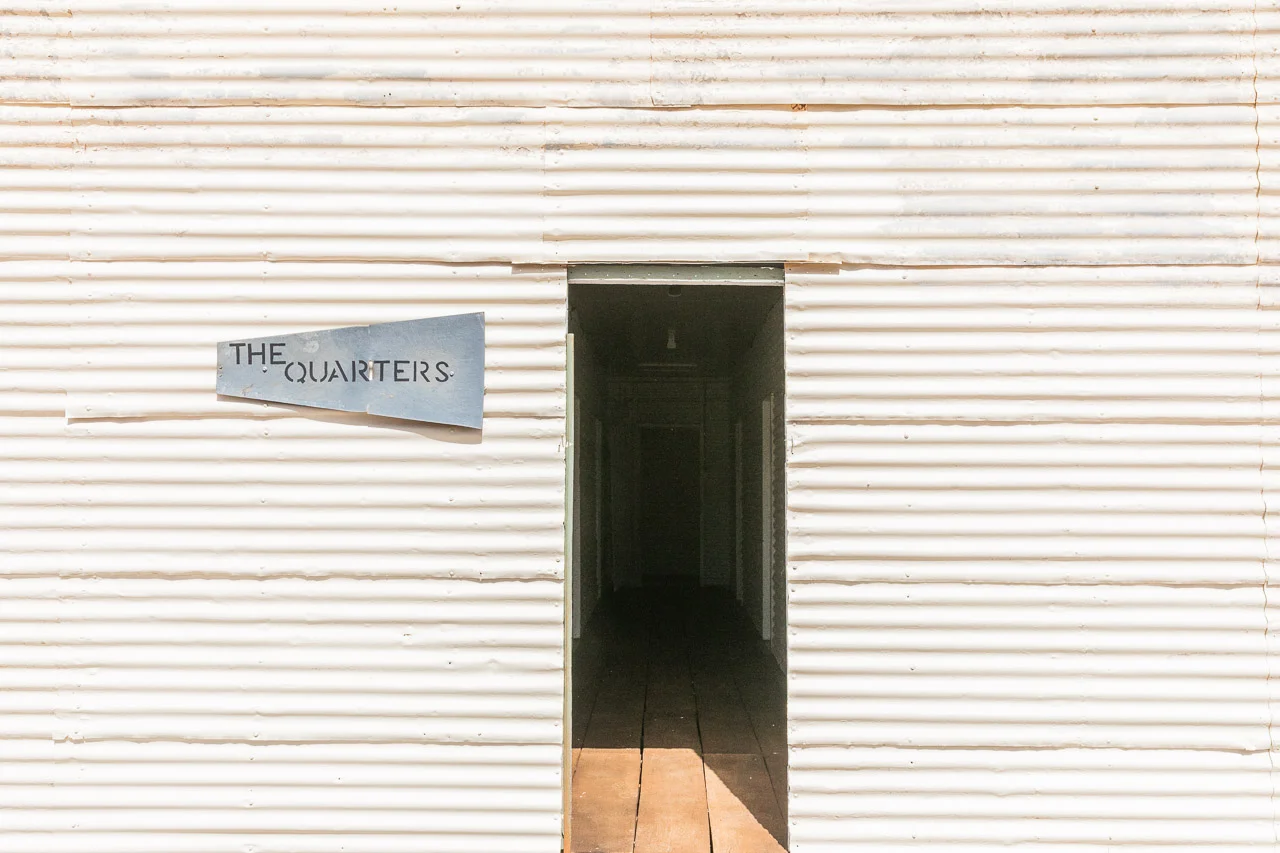 The old shearers' quarters at Nallan Station also provide a number of rooms for guests. Many gold prospectors use this as their base