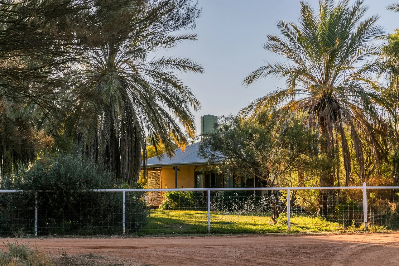 The Nallan Station homestead is an oasis
