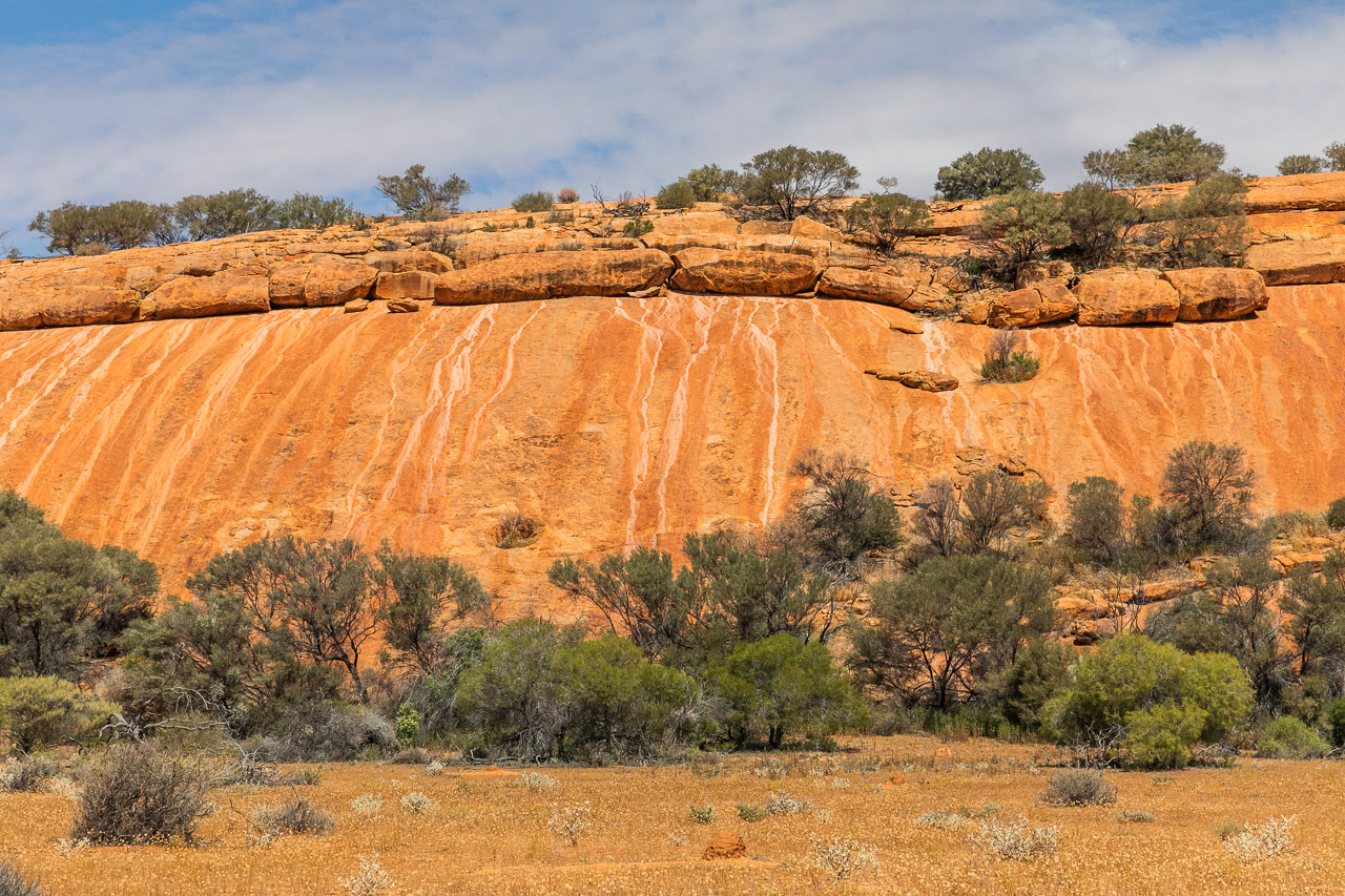 The unusual rock formations of Walga Rock