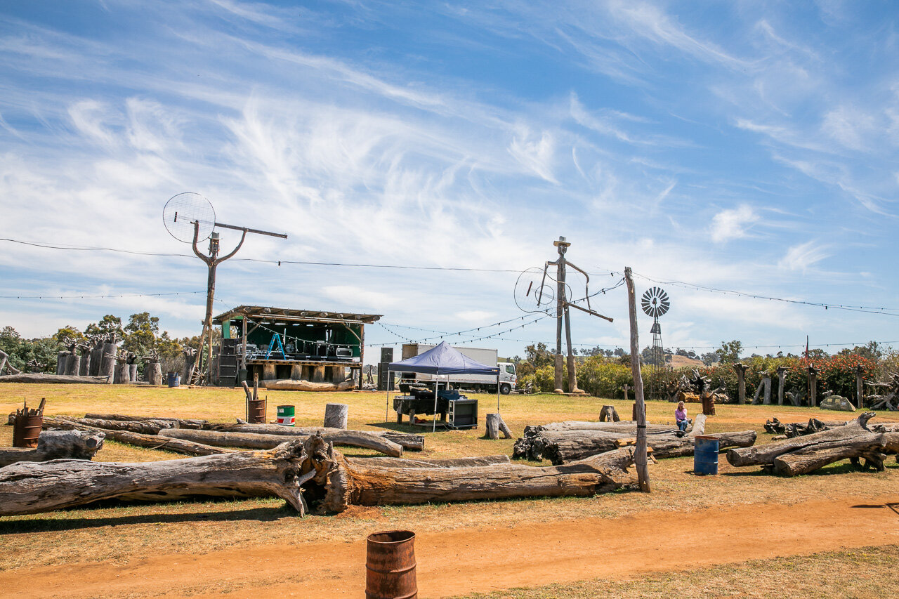 The arena at the Harvey Dickson Boyup Brook Rodeo in Western Australia