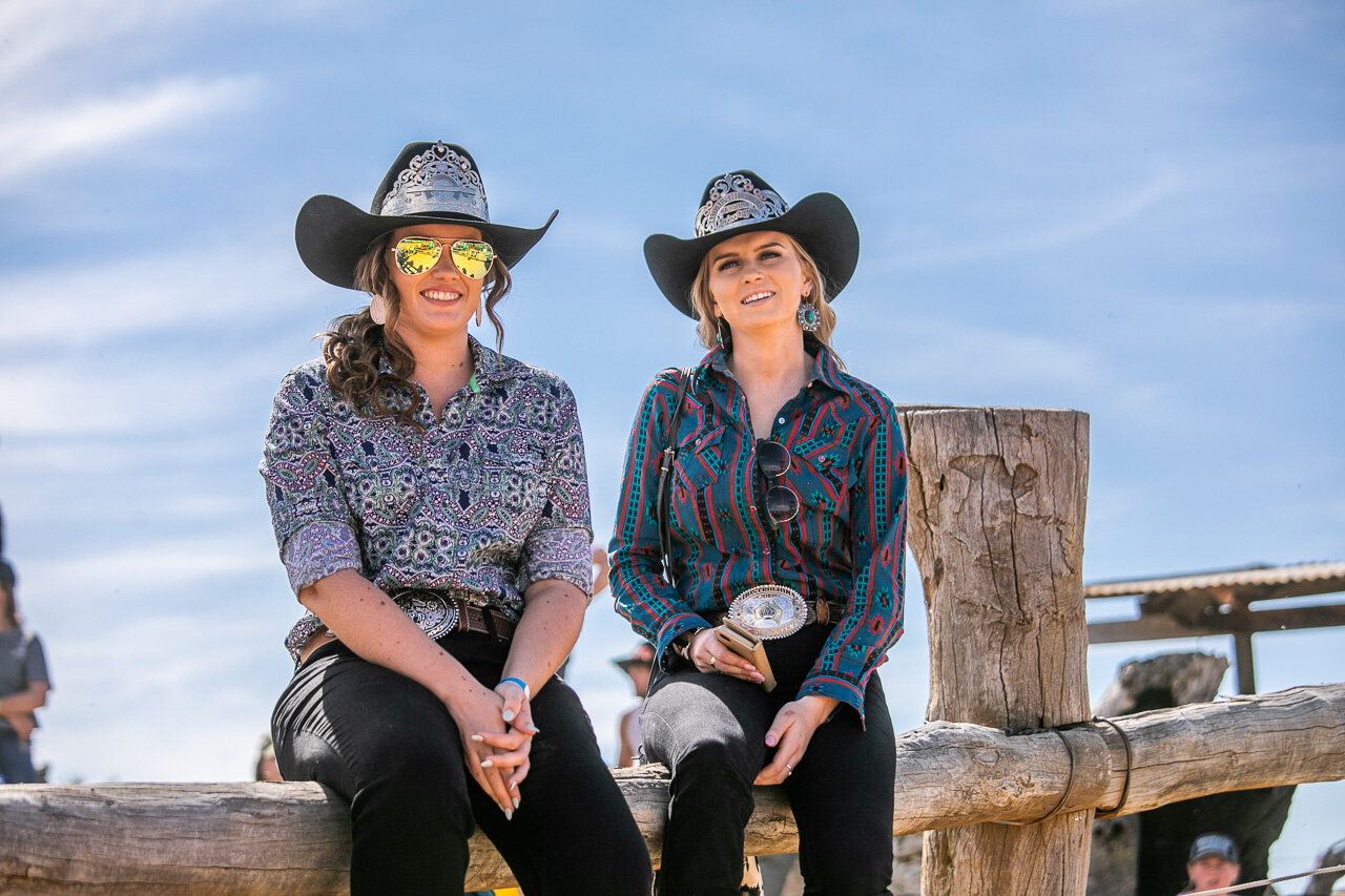 Rodeo Queens at the Boyup Brook Rodeo 2019
