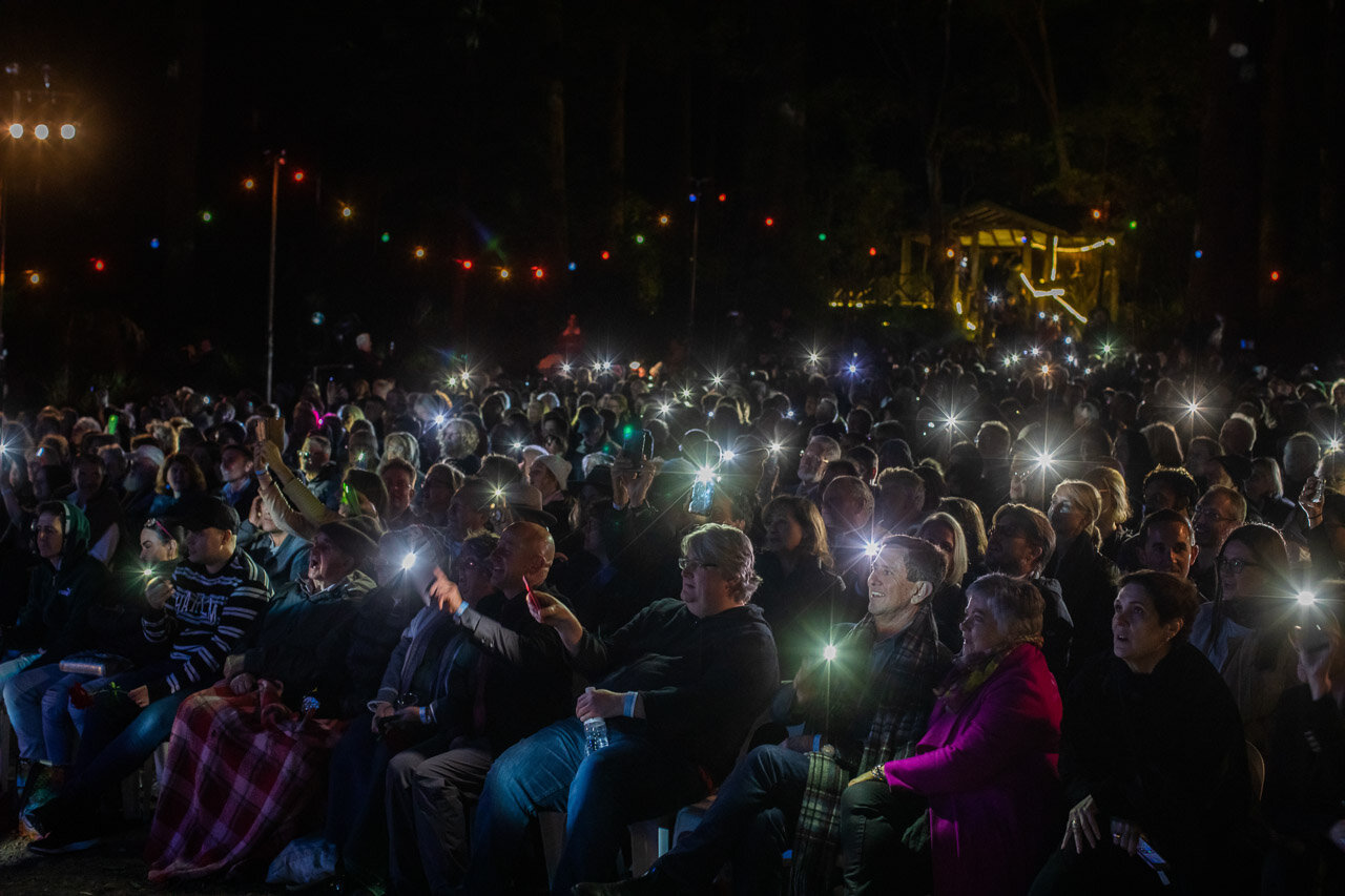 The audience sparkles at the WA Opera at the Valley of the Giants