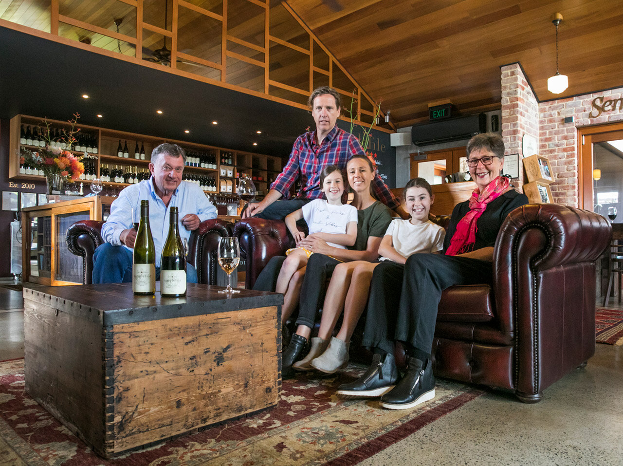 The award-winning Singlefile Wines is a family affair.