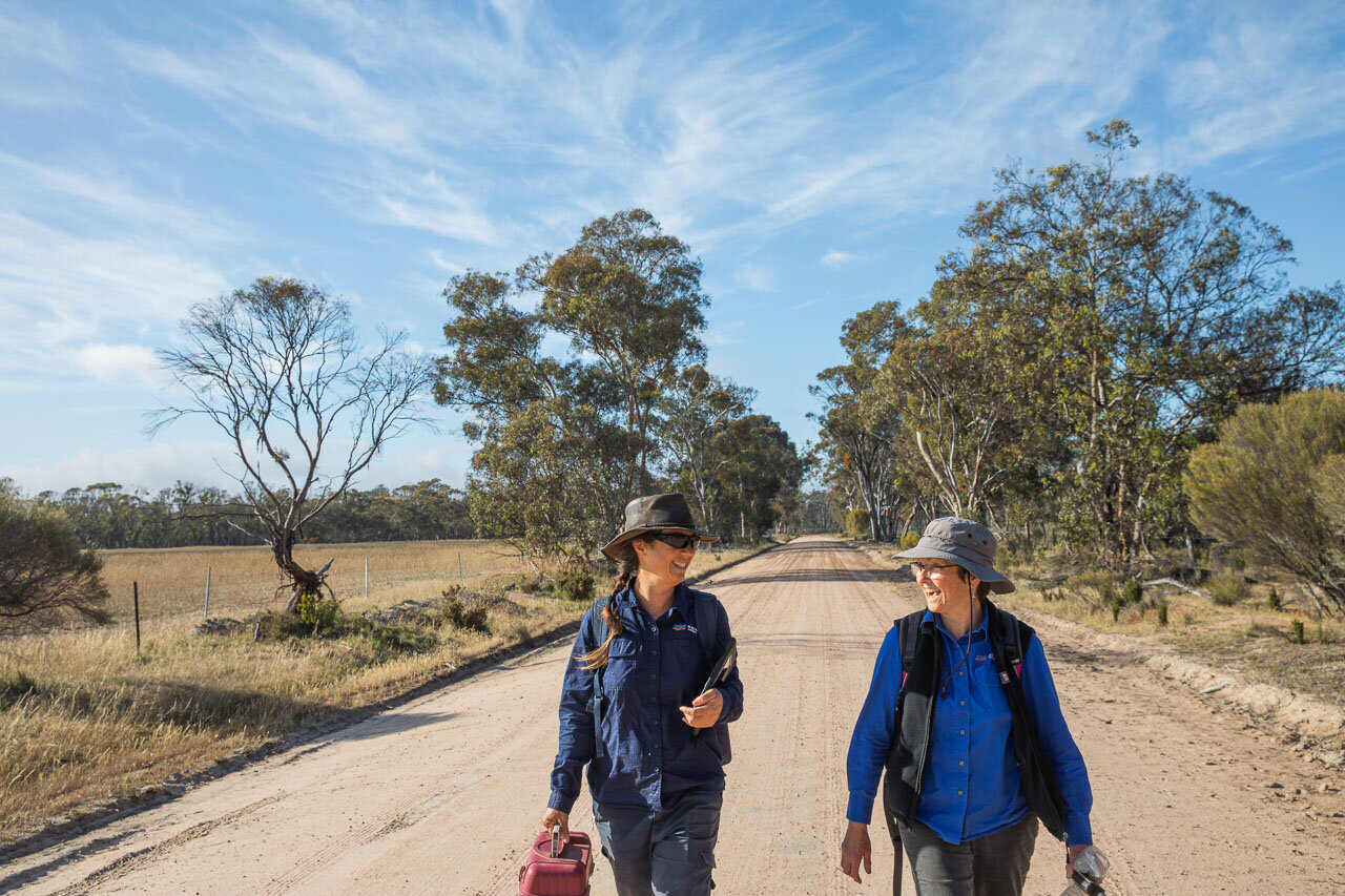 Bush Heritage Australia ecologists Michelle and Angela