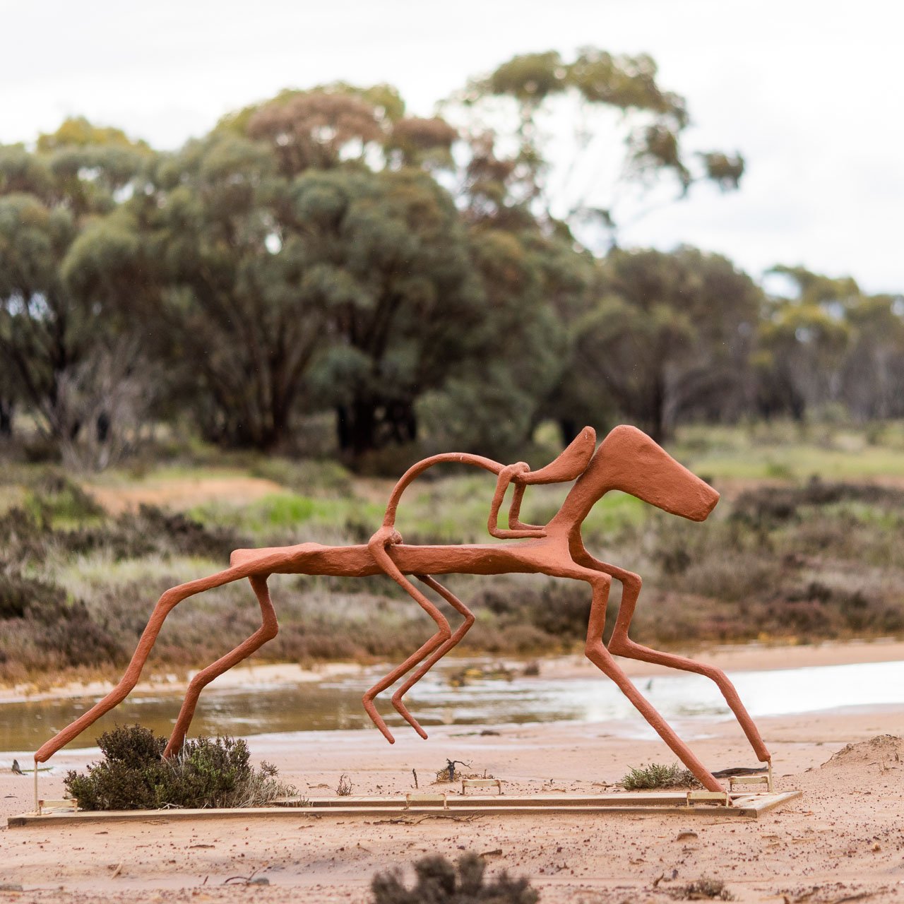 The Tin Horse Highway in Kulin features sculptures by both locals and professional artists