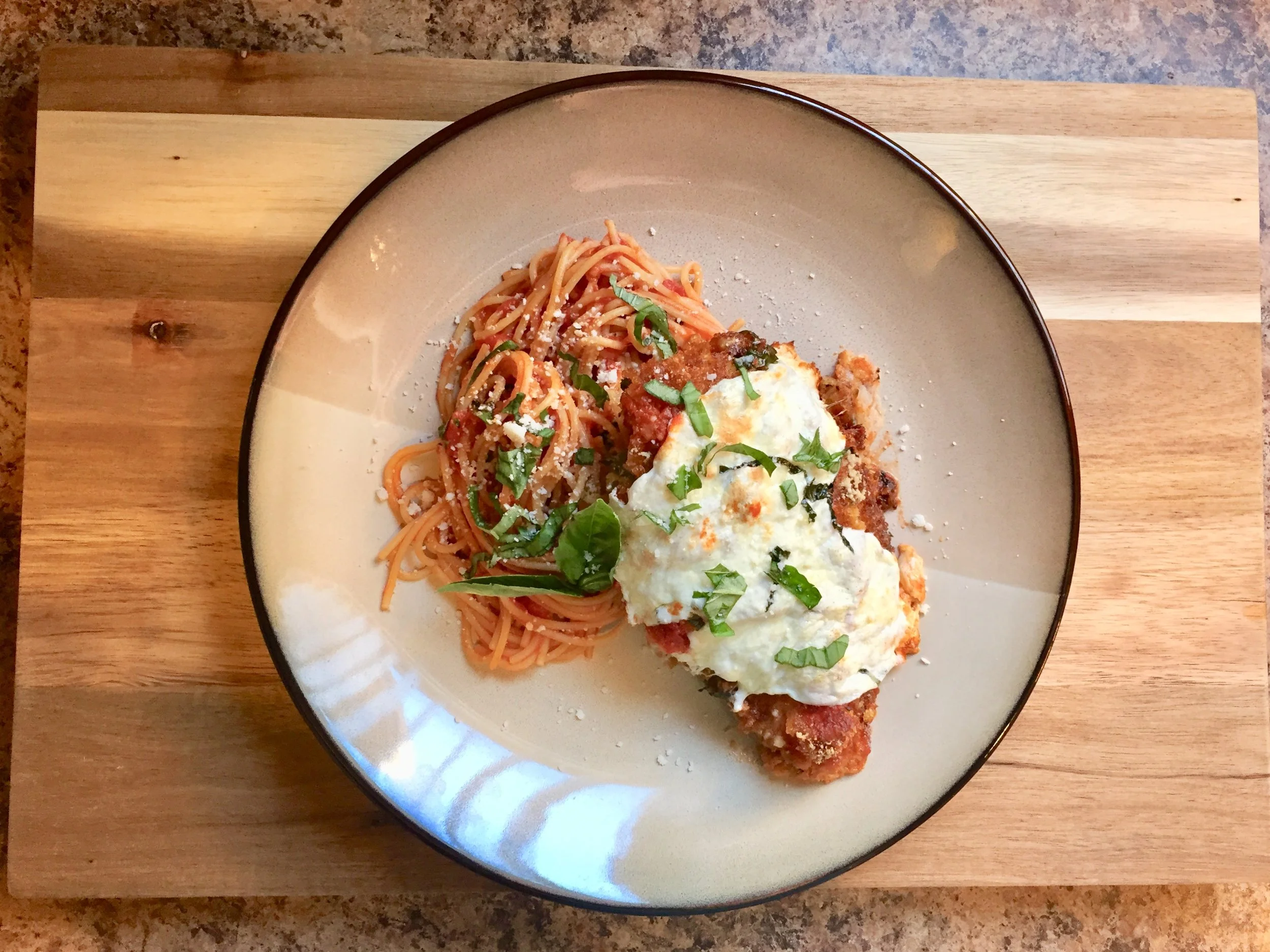 Chicken Parmigiana Pasta
