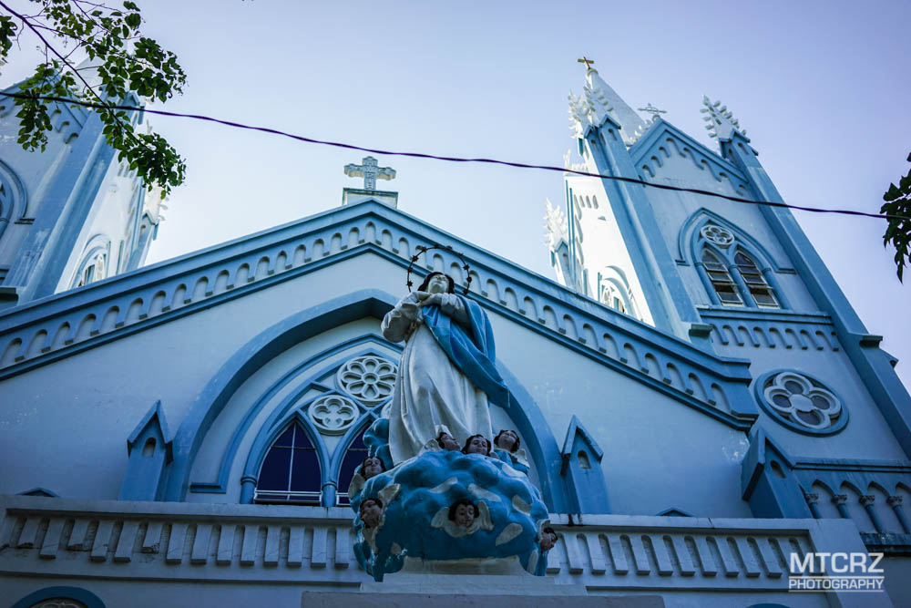 Palawan Church in Blue