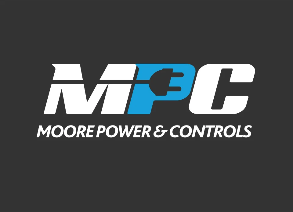 Logo design Moore Power & Controls
