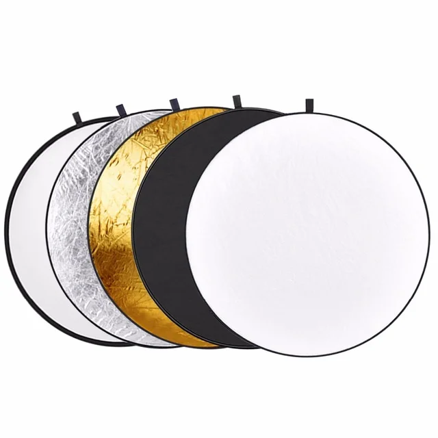 This reflector is absolutely amazing. There are five usable sides. You’ve got a transparent reflector which I mostly use as a diffuser in bright midday sun. There is a white side for bouncing light, a black side for absorbing light. The silver side bounces light with a cold temperature and the gold side bounces light with a warm glow. I use that side on overcast days so it gives the photos a warm feeling overall. This whole setup also folds down to a little bigger than a frisbee which is amazing when you’ve got a lot of things to carry. Purchase it at: https://amzn.to/2NQO1WB