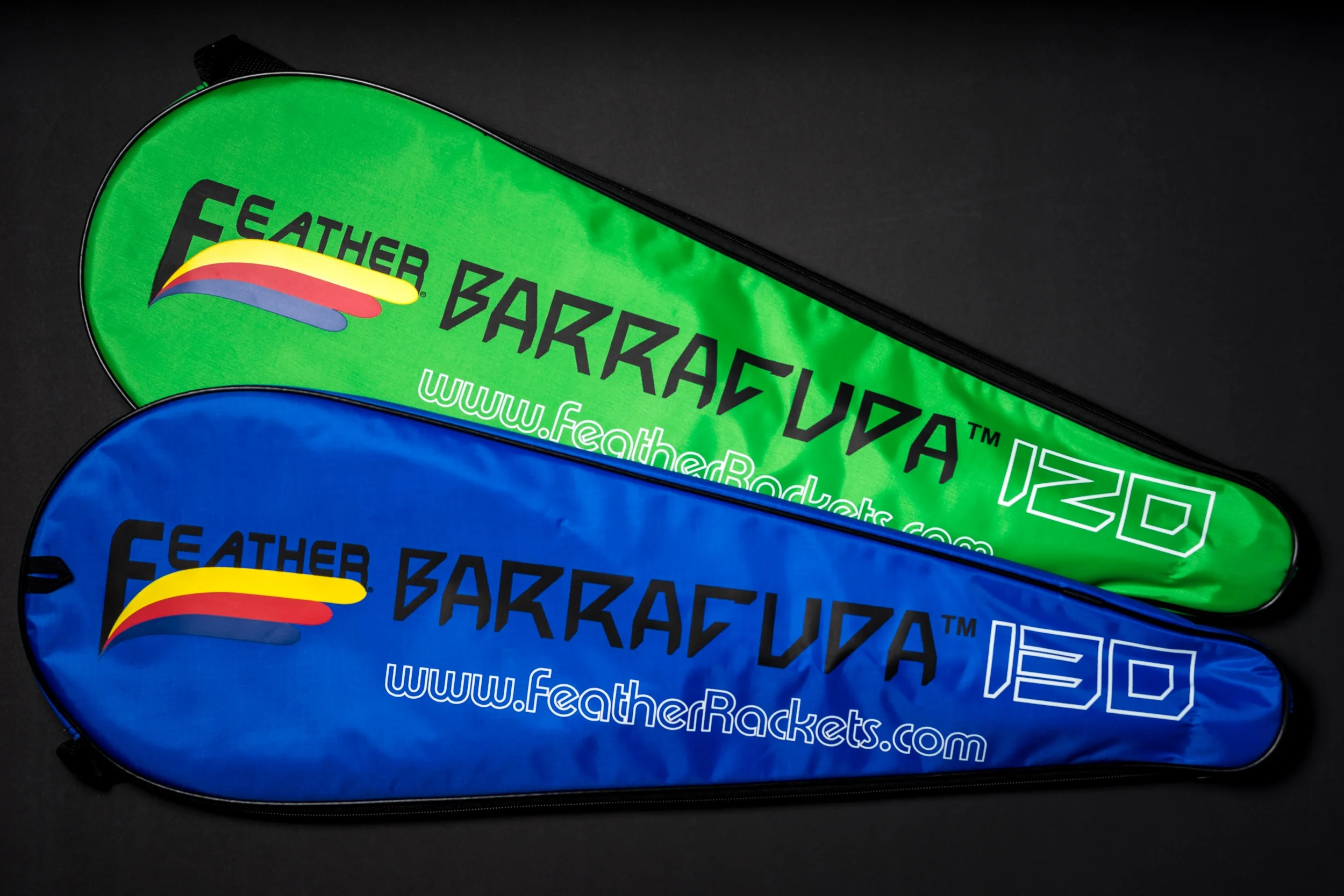 Barracuda 120 and 130 Squash Rackets