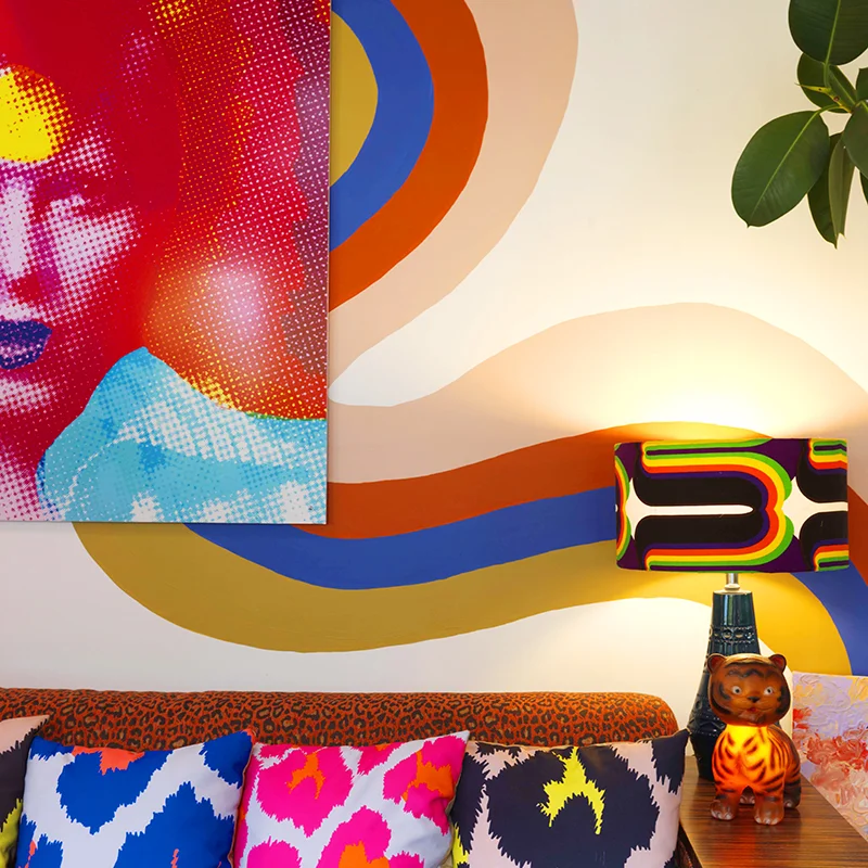 Interior of the Year Awards 2018 Evie’s own home won the Living Room award at the 2018 Interior of the Year Awards held by NZ House & Garden, featuring art, murals and textiles designed by Evie, and accessorised with numerous vintage and second hand finds.