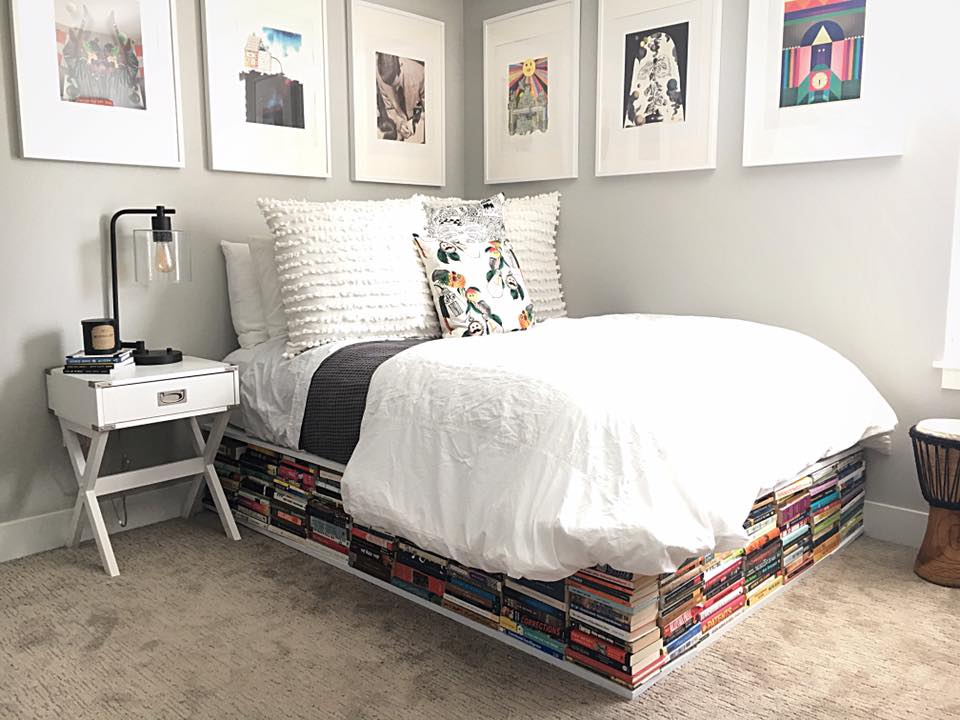 Bed designed by the Model Home