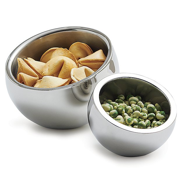 CB2- Stainless Steel Snack Bowls