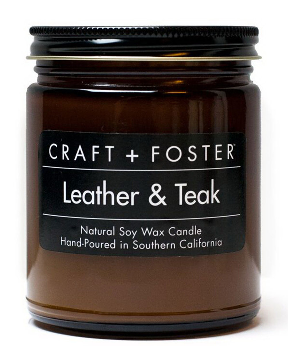 Craft + Foster- Leather &amp; Teak