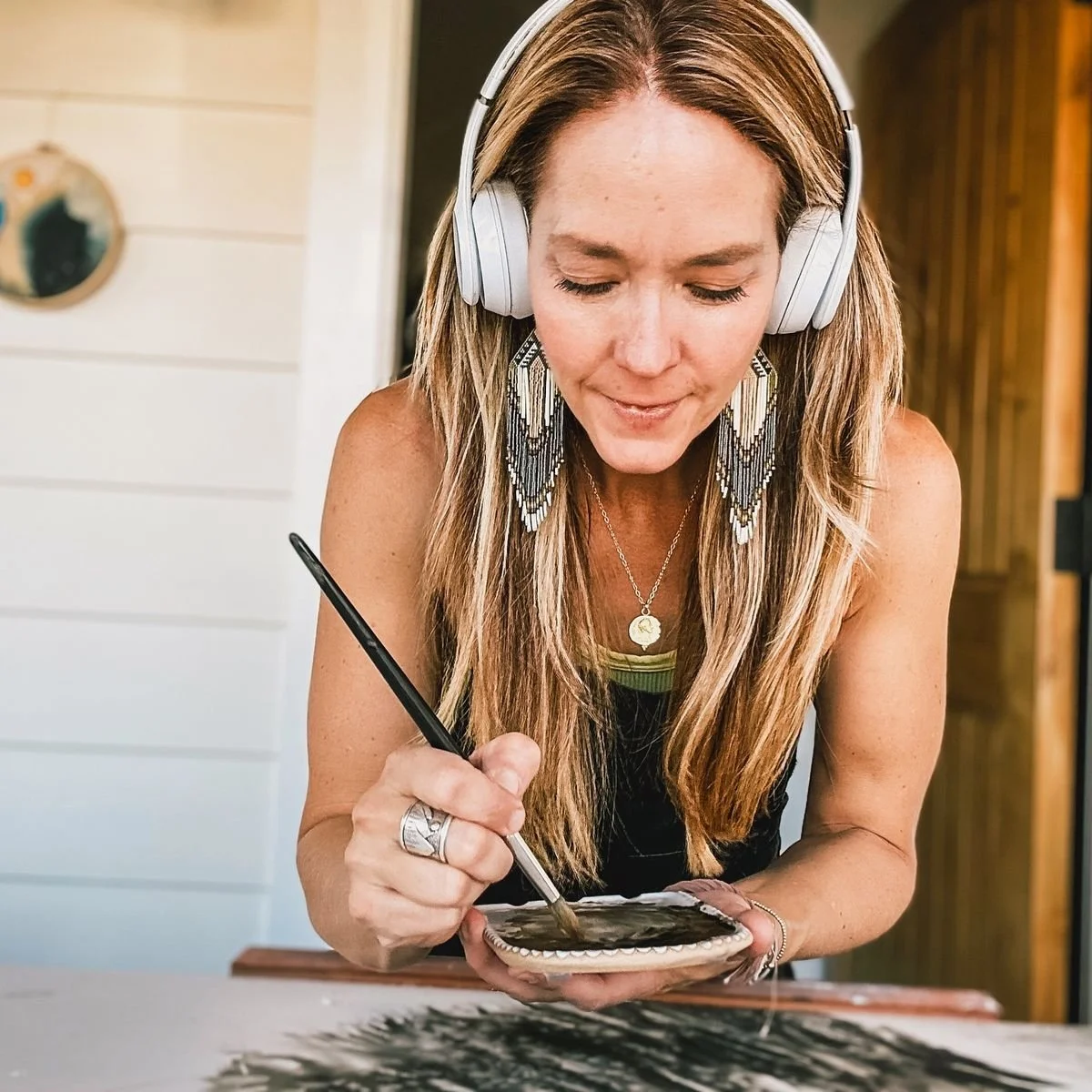 Shayna Larsen painting