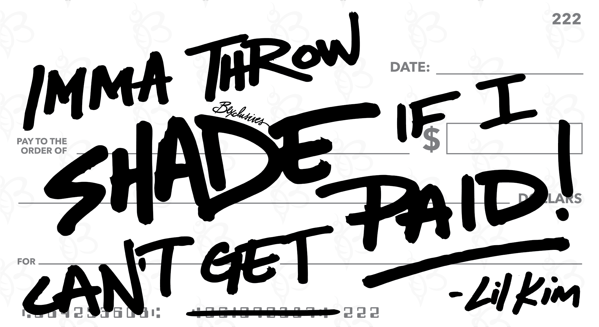 THROW SHADE 16 X 8.75