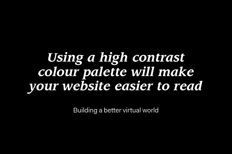 Using a high contrast.png