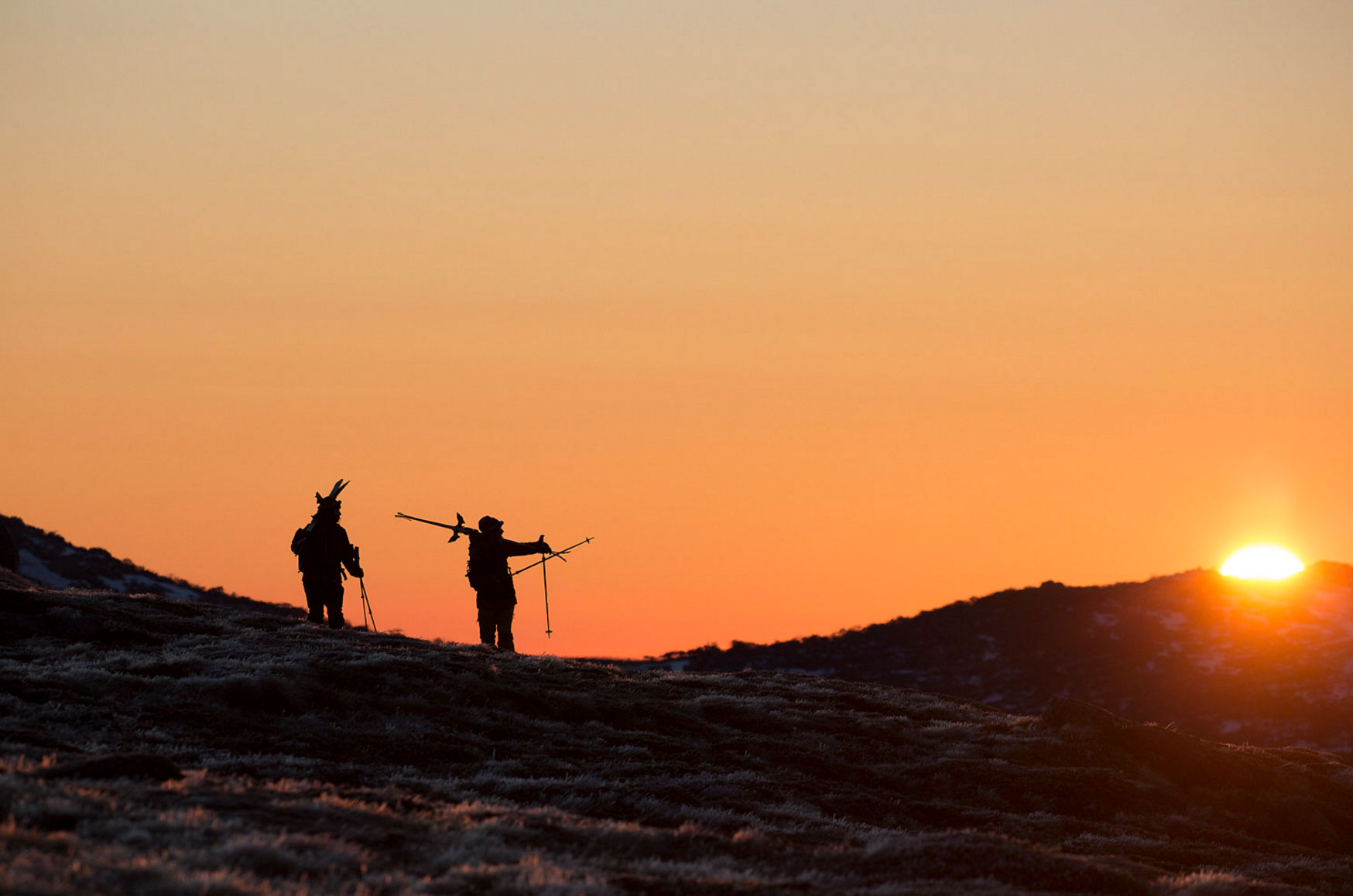 Nat and Anna Segal exploring the Australian backcountry, Photo: Teddy Laycock