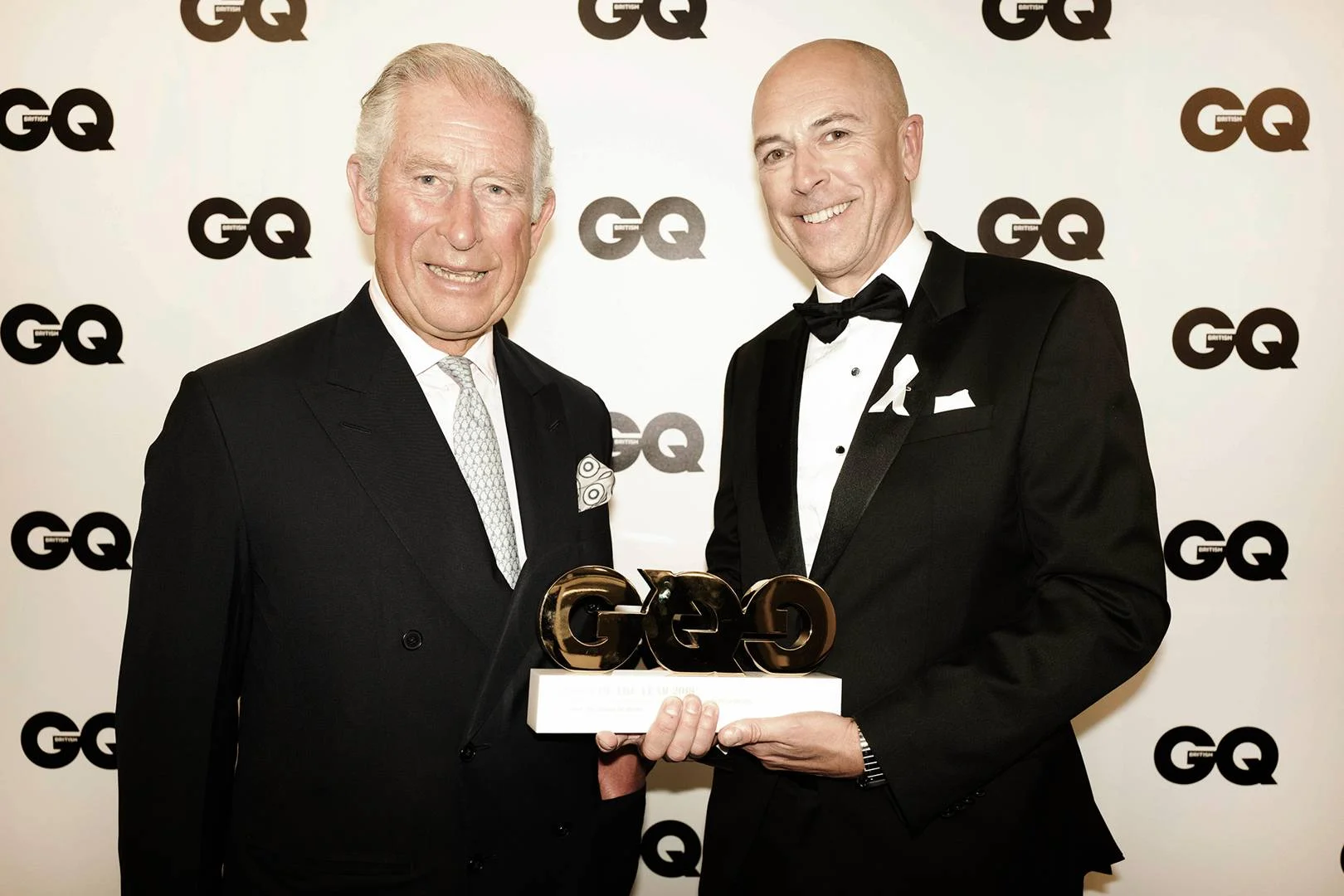 Prince Charles with GQ Editor, Dylan Jones.