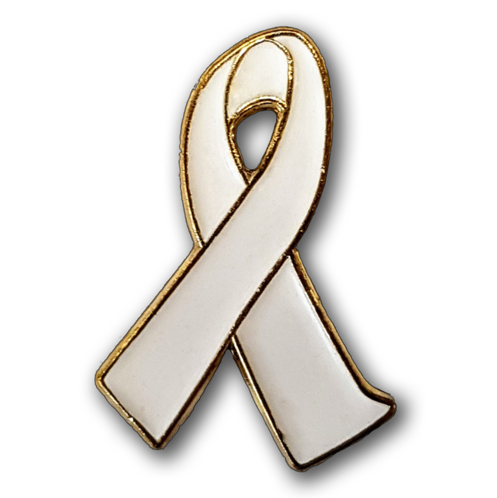 Buy your enamel white ribbon — White Ribbon UK