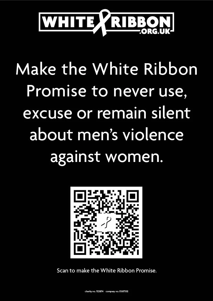 White Ribbon Promise Posters (A3) — White Ribbon UK