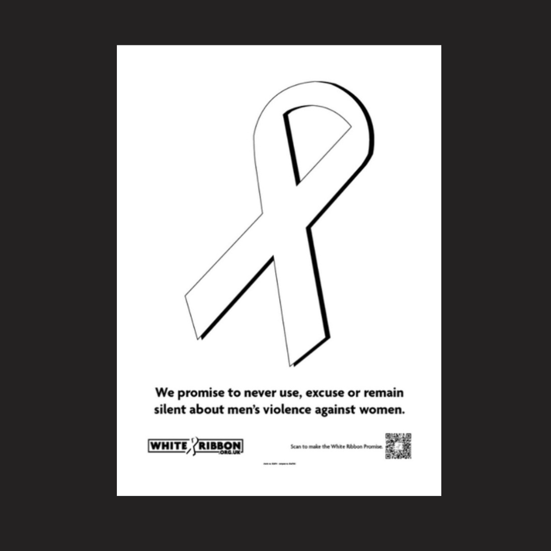 Signable White Ribbon Promise Poster (A2) — White Ribbon UK