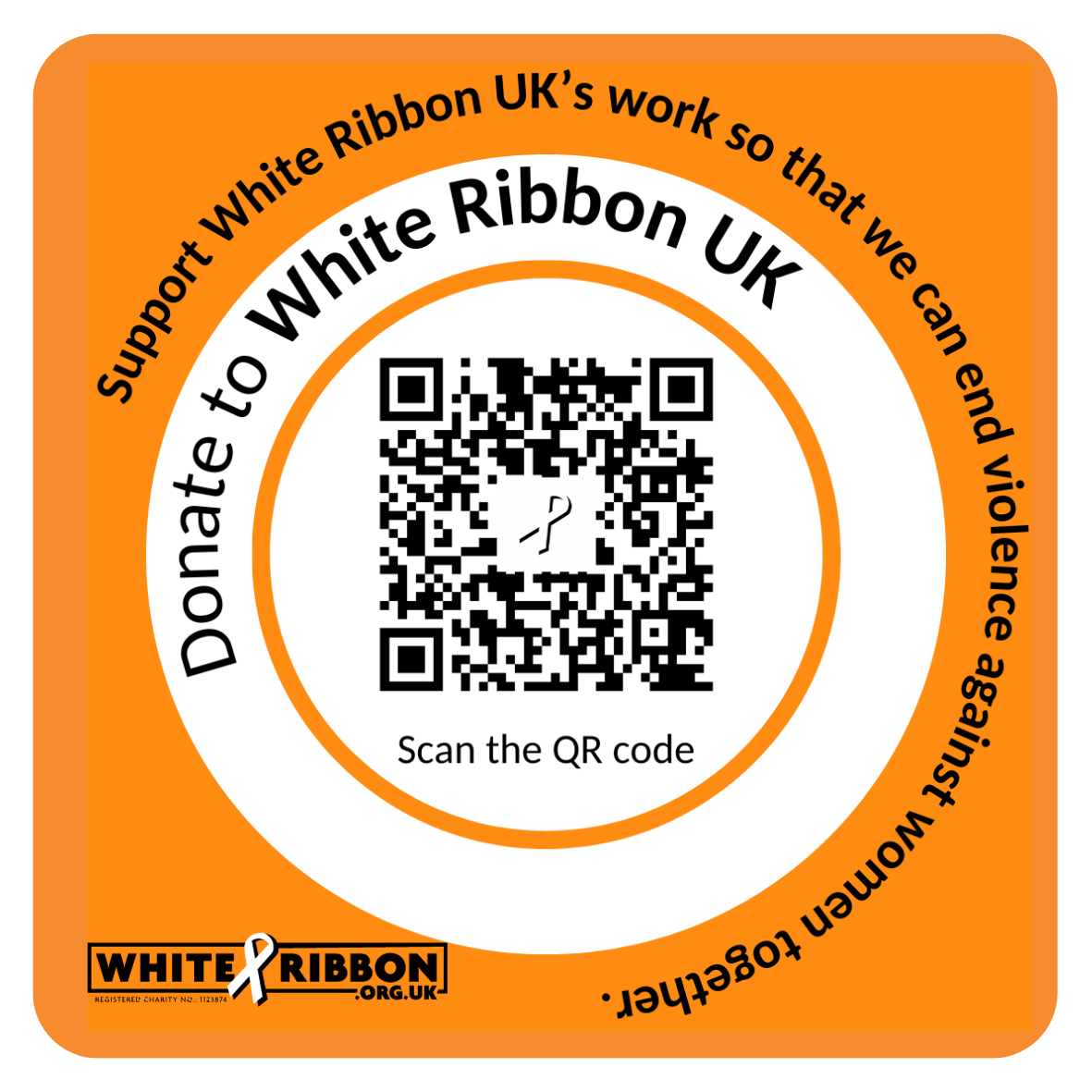 Drink mats — White Ribbon UK