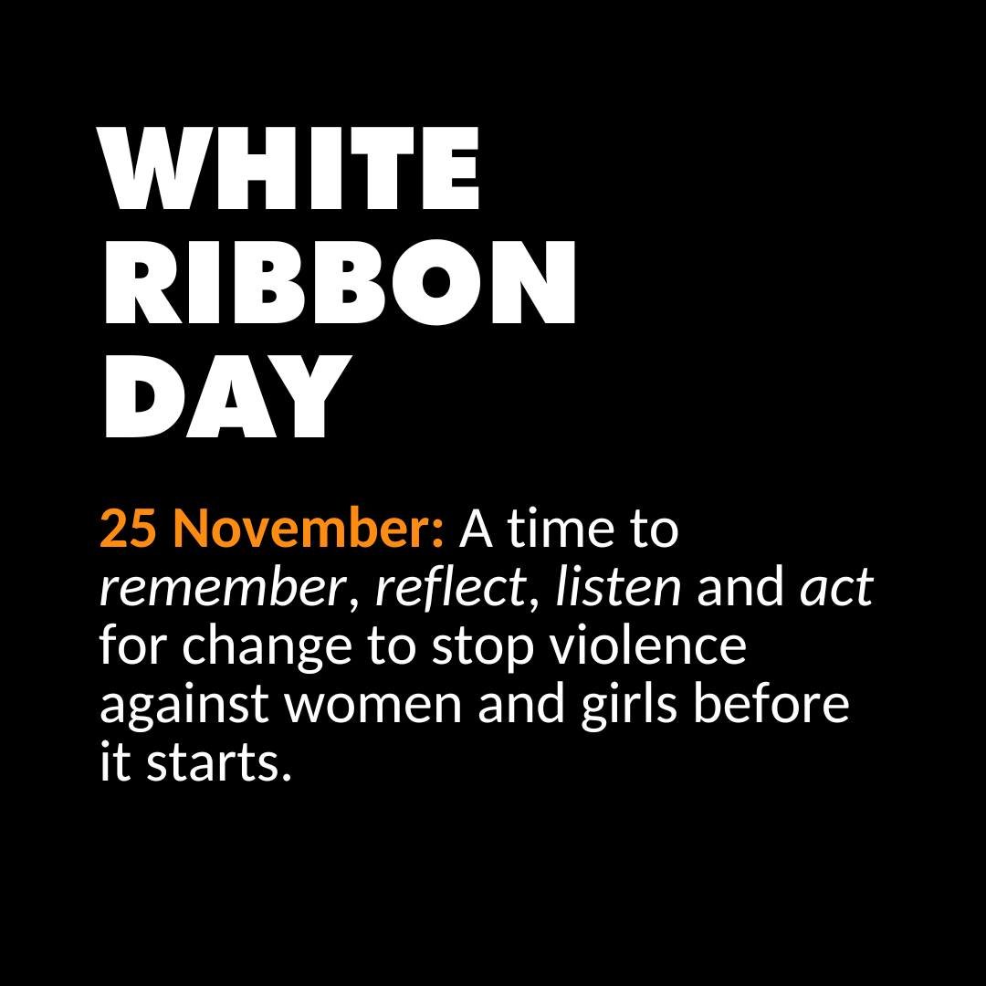One Month to go 📆

Will you be marking White Ribbon Day 2024? 💭