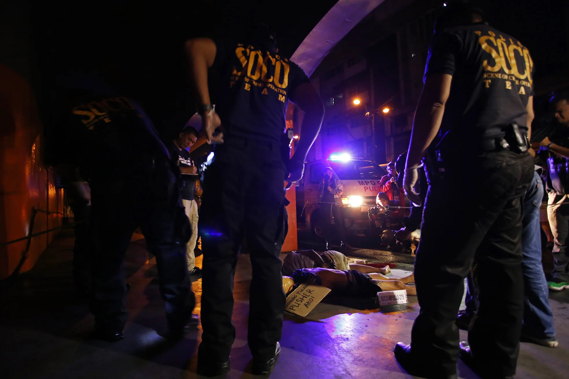 Horror in front Sta. Catalina