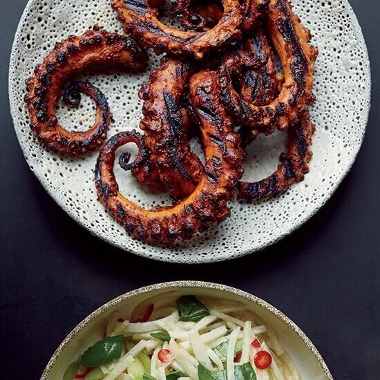 Mirin Baked Octopus