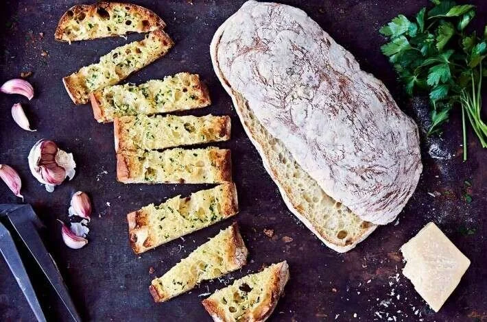 Halen Mon Salted Black Garlic Bread