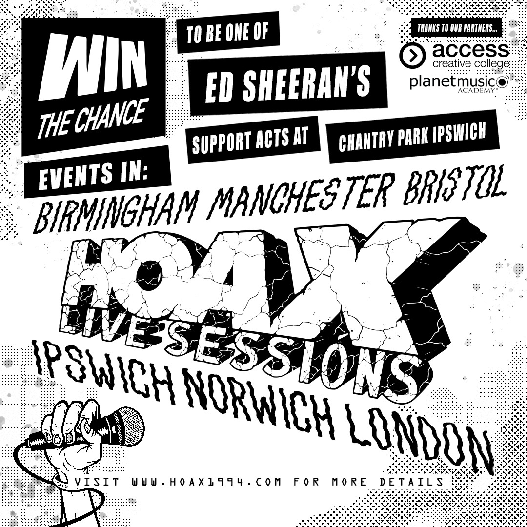 Hoax Launches Competition To Play With Ed Sheeran Planet Music Academy