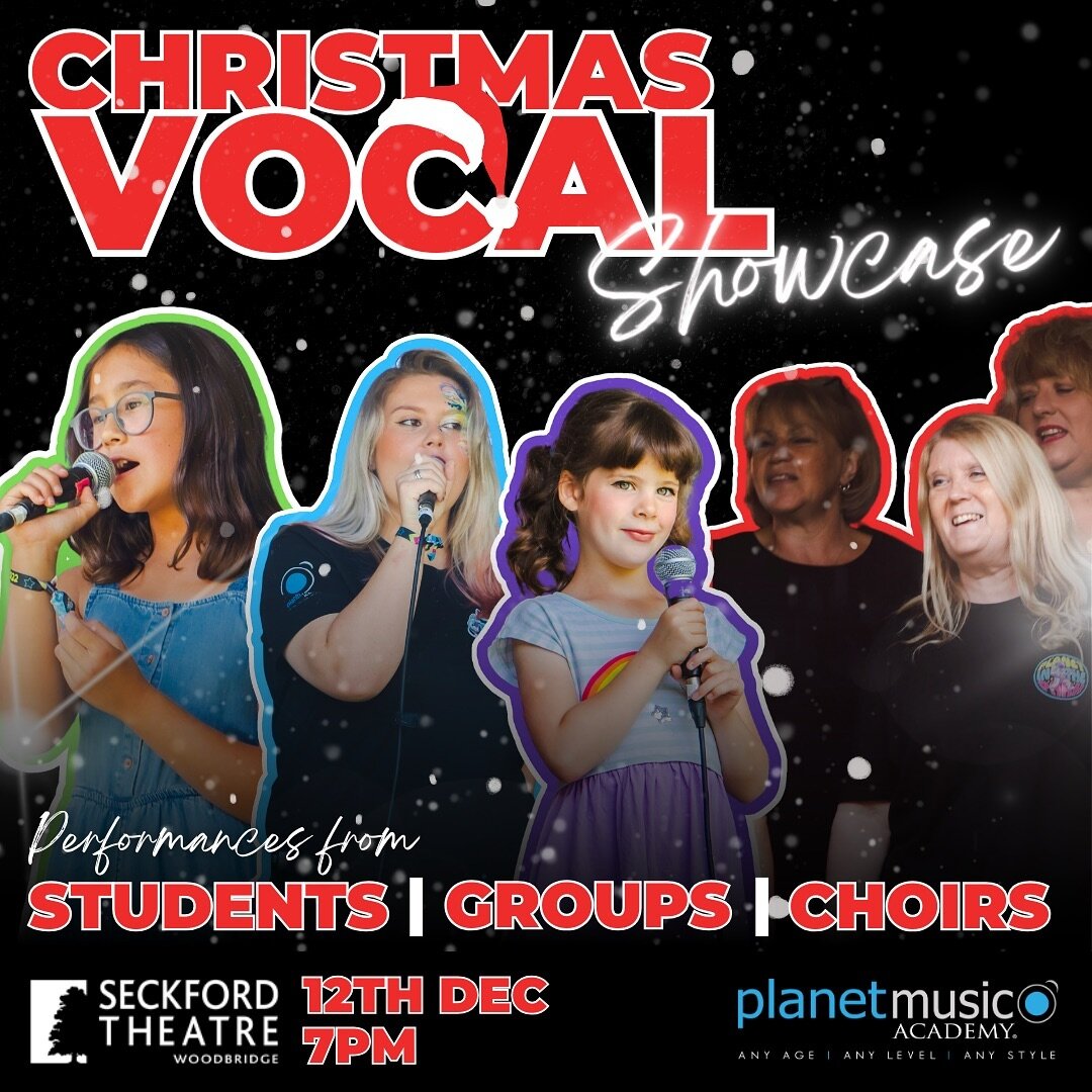 SEE US IN CONCERT!

Ready to immerse in the spirit of Christmas? We have something truly special in store for you this holiday season - our first-ever Christmas Vocal Show!

Prepare to be mesmerized as our talented vocal students and groups bring the