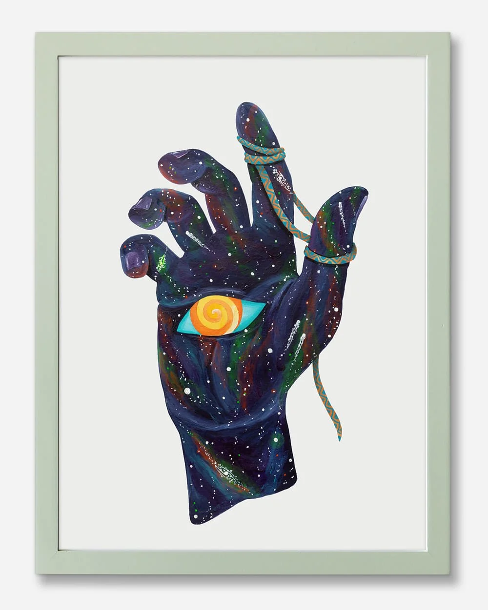 Framed view of The Illusion of Omniscience, reflecting on the paradox of absolute knowledge.